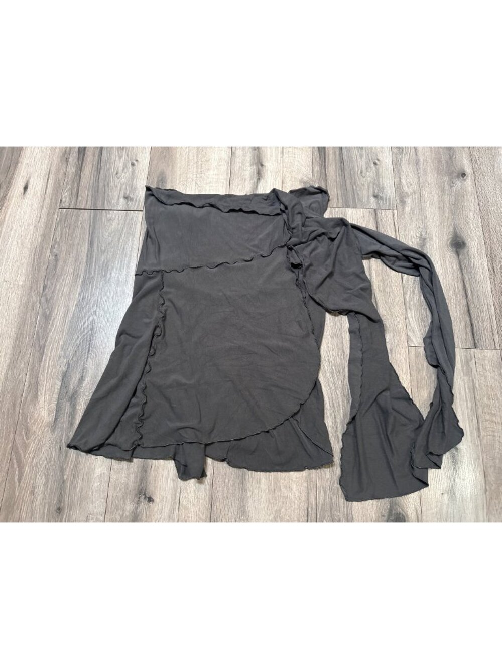 Angelrox Charcoal Wrap Dress One Size Bamboo/Spandex USA Made